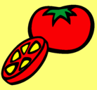 Dibujo Tomate pintado por IkerN
