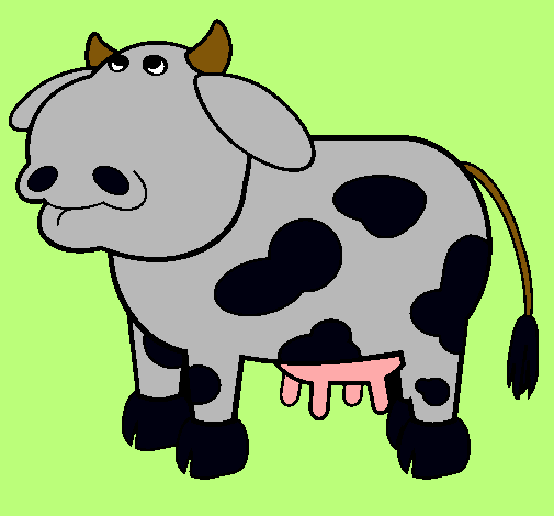 Vaca pensativa