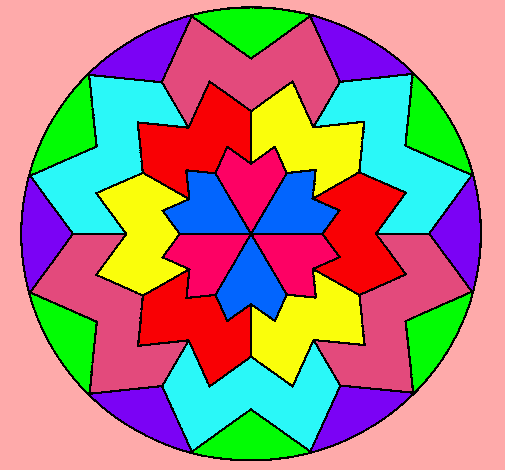 Dibujo Mandala 29 pintado por MINEYA