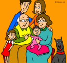 Dibujo Familia pintado por mailly