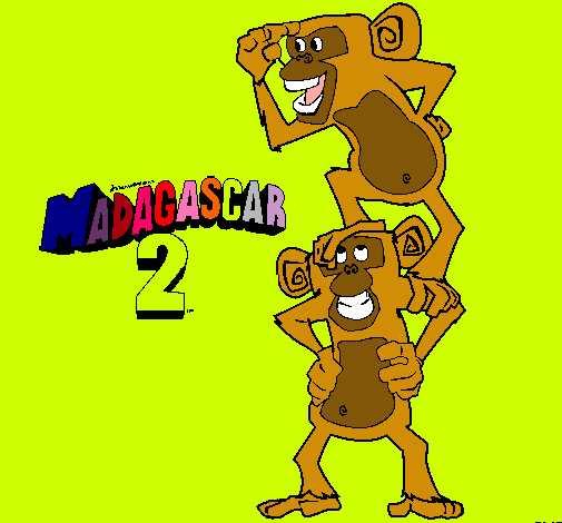 Madagascar 2 Manson y Phil