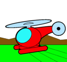 Dibujo Helicóptero pequeño pintado por gupi1112