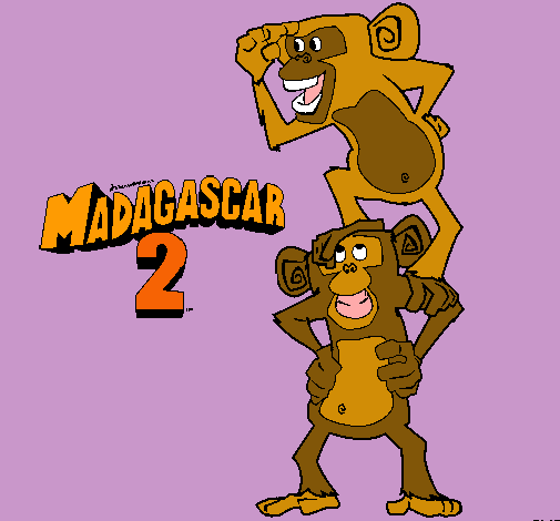 Madagascar 2 Manson y Phil