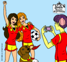 Dibujo ¡Campeonas! pintado por Aleyari