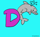 Dibujo Delfín pintado por carlonina