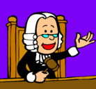 Dibujo Juez pintado por guiomar