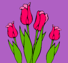 Dibujo Tulipanes pintado por liz28gn