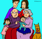 Dibujo Familia pintado por perrit66