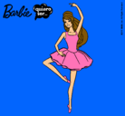 Dibujo Barbie bailarina de ballet pintado por ferran