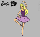 Dibujo Barbie bailarina de ballet pintado por Criis