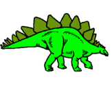 Dibujo Stegosaurus pintado por wawitoooo