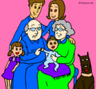 Dibujo Familia pintado por jkpiopi