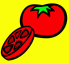 Dibujo Tomate pintado por lupais
