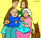 Dibujo Familia pintado por laiaurbano