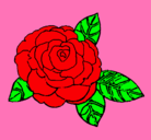 Dibujo Rosa pintado por verito1ra