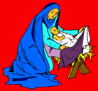 Dibujo Nacimiento del niño Jesús pintado por Guillermo123