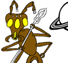 Dibujo Hormiga alienigena pintado por miauiggh
