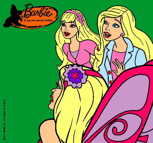 Barbie y sus amigas sorprendidas