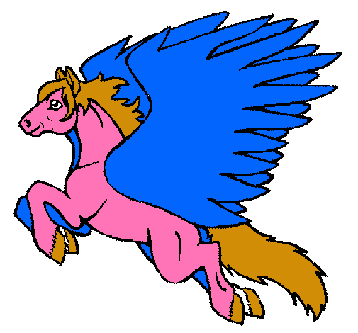 Pegaso volando