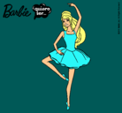 Dibujo Barbie bailarina de ballet pintado por nhbv