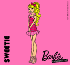 Dibujo Barbie Fashionista 6 pintado por  luzmaria