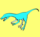Dibujo Velociraptor II pintado por kajulio