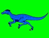 Dibujo Velociraptor pintado por juanFer