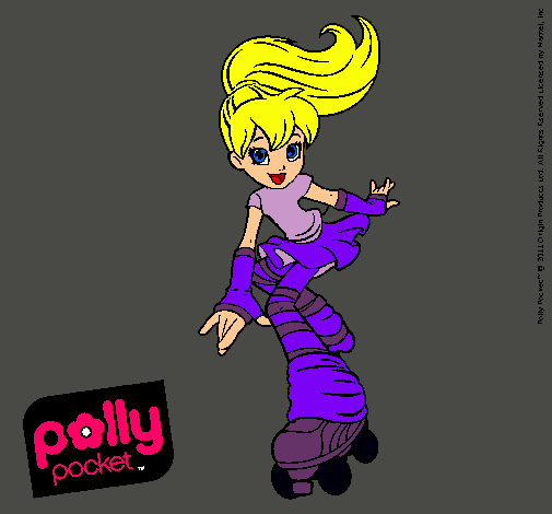 Dibujo Polly Pocket 1 pintado por albviolet