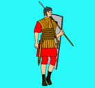 Dibujo Soldado romano pintado por javirin50