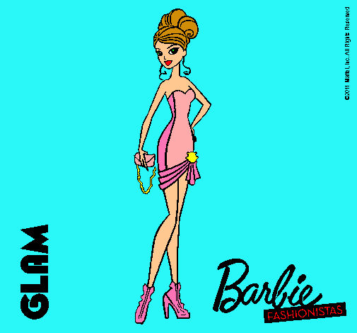 Dibujo Barbie Fashionista 5 pintado por lili_17_