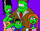 Dibujo Familia de monstruos pintado por ESTRELLA-6