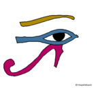 Dibujo Ojo Horus pintado por 6721721221
