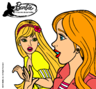 Dibujo Barbie sorprendida pintado por merilia