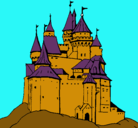 Dibujo Castillo medieval pintado por COQUITO