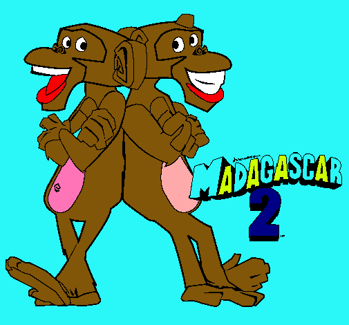 Madagascar 2 Manson y Phil 2