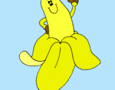 Dibujo Banana pintado por banana