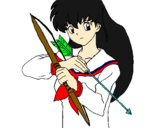 Dibujo Kagome pintado por vanhee