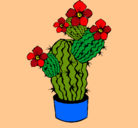 Dibujo Flores de cactus pintado por Dulz