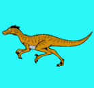 Dibujo Velociraptor pintado por VELOSIRAPTOS