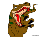 Dibujo Velociraptor II pintado por TYRANNORAURO
