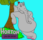 Dibujo Horton pintado por lucipa