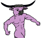 Dibujo Cabeza de búfalo pintado por jraul