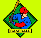 Dibujo Logo de béisbol pintado por chepe