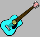Dibujo Guitarra española II pintado por emy10