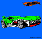 Dibujo Hot Wheels 3 pintado por jeferson