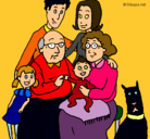 Dibujo Familia pintado por piita