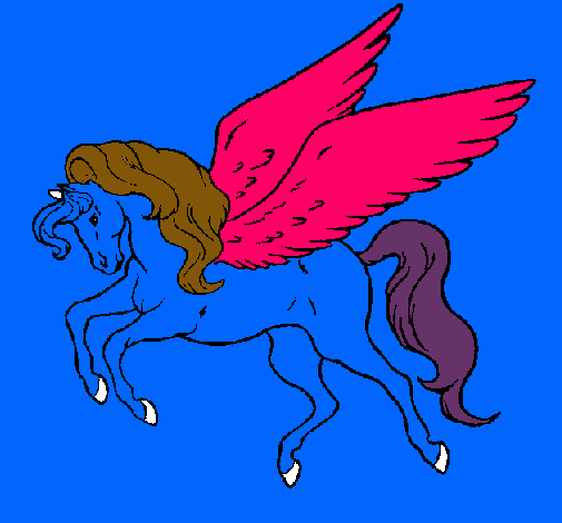 Pegaso volando