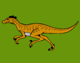 Dibujo Velociraptor pintado por sharon