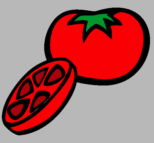Dibujo de Tomate pintado por Jitomate en  el día 14-09-11 a las  00:23:14. Imprime, pinta o colorea tus propios dibujos!