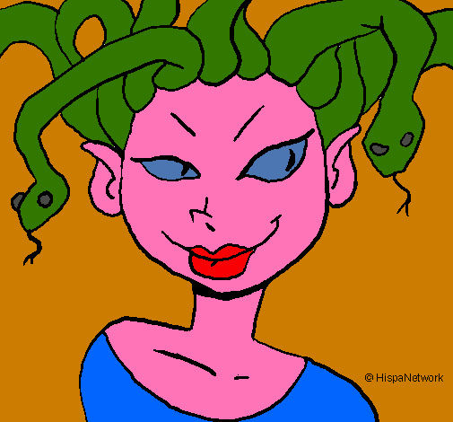 Mujer medusa